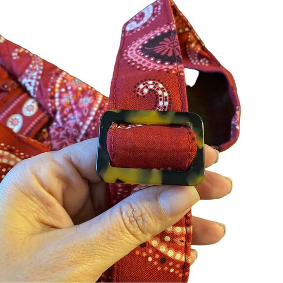 Vera Bradley Crossbody Purse With Matching Zippy Wristlet Wallet - Picture 6 of 11